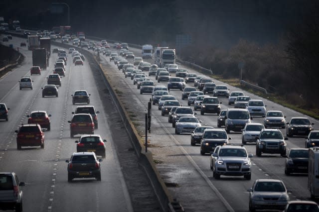 Boeing 747 Aeroplane Is Transported Along M4