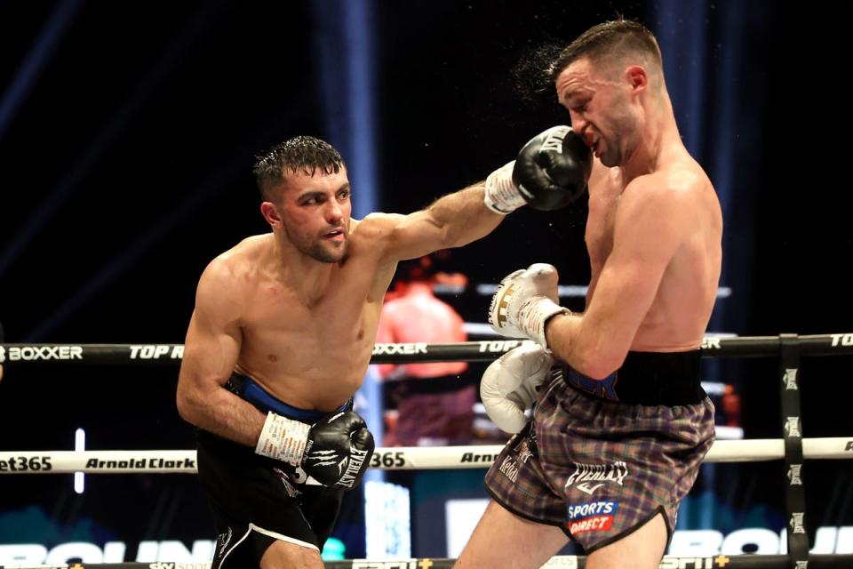 Catterall (left) started well in his first fight with Taylor (PA Archive)