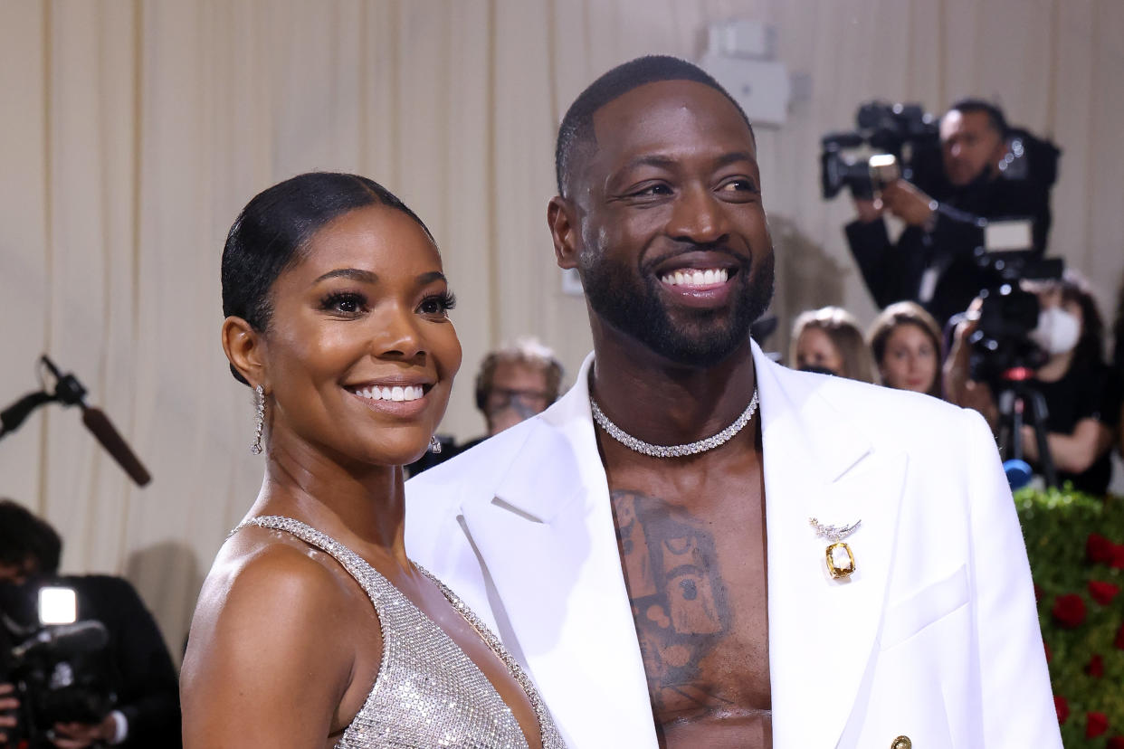 Gabrielle Union and Dwyane Wade shared PDA-filled photos of their Spanish vacation. (Photo: Taylor Hill/Getty Images)