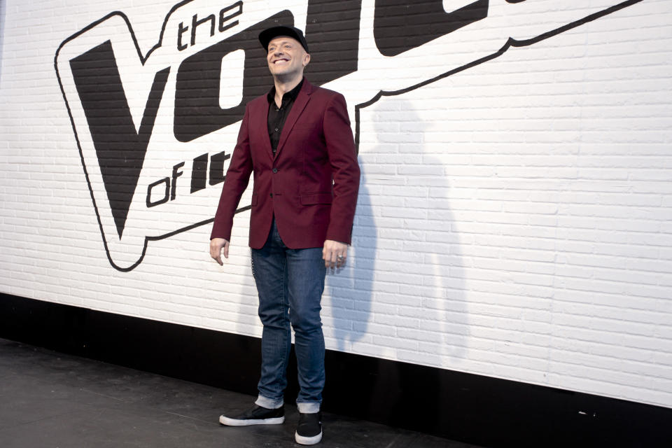 Max Pezzali a "The Voice Italy" nel 2016. (Photo by Federico Ferramola/NurPhoto) (Photo by NurPhoto/NurPhoto via Getty Images)