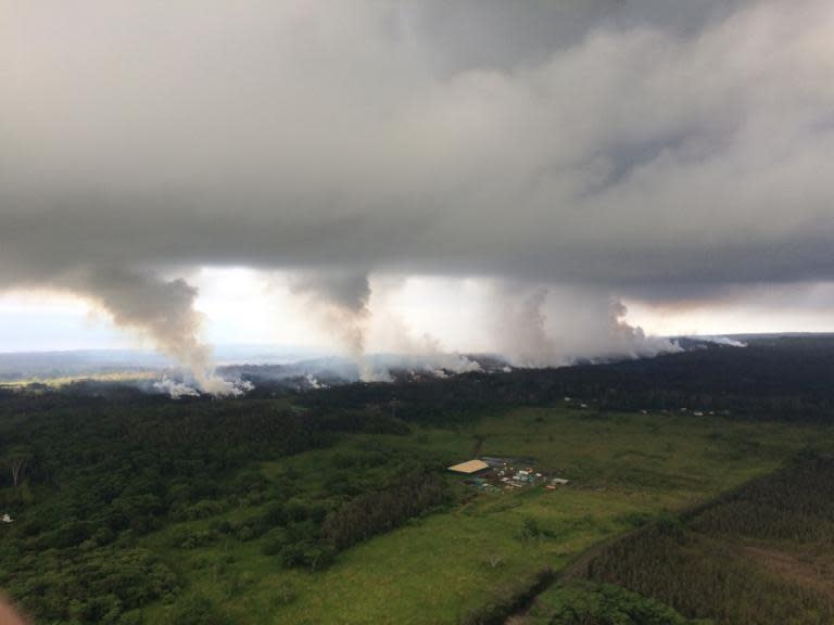 Hawaii volcano: Kilauea erupts from summit spewing ash 30,000ft into air after thousands are evacuated