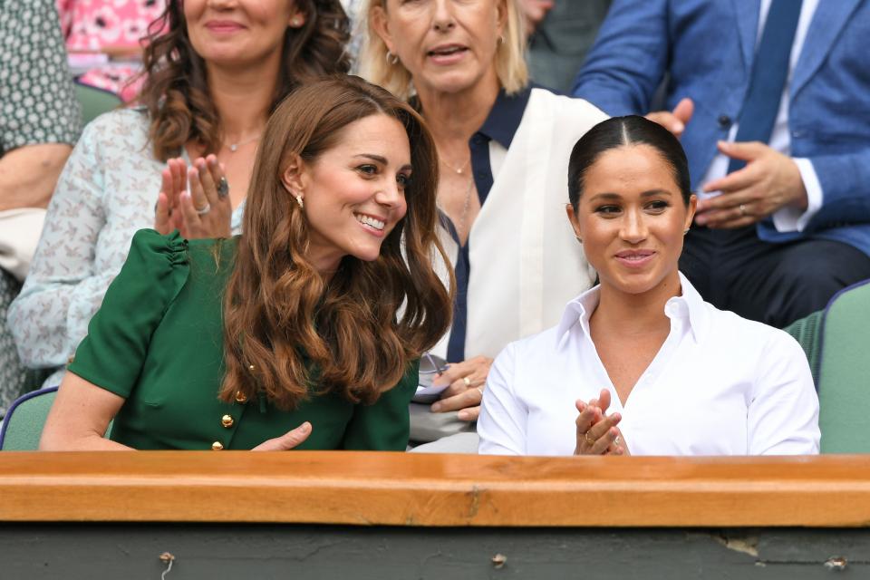 See All the Photos of Kate Middleton and Meghan Markle at Wimbledon Together Today