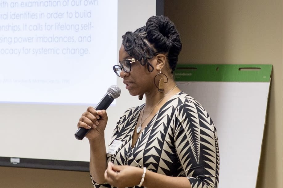 Kamilah Drummond-Forrester led workshops when she was the director of Open Circle, a social-emotional learning program based at Wellesley College. (Courtesy of Kamilah Drummond-Forrester)