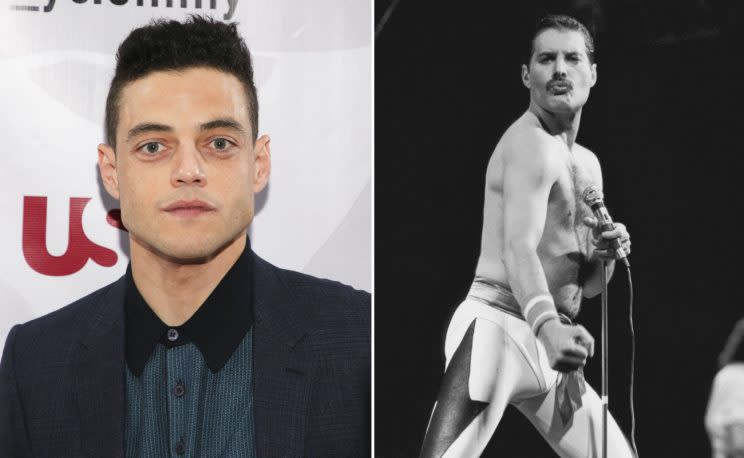 Mercury... Rami Malek is set to play the Queen frontman - Credit: Getty