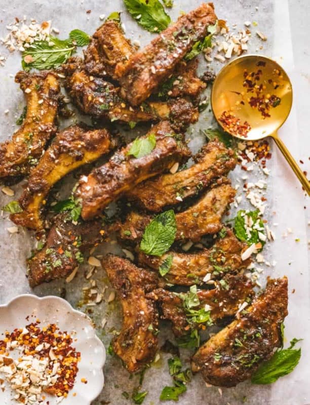 <p>Britney Breaks Bread</p><p>Peanut Curry Braised Ribs is a delicious recipe that you will never forget! These braised ribs are so good, you'll be making them over and over again!</p><p><strong>Get the recipe: <a href="https://britneybreaksbread.com/peanut-curry-braised-ribs/" rel="nofollow noopener" target="_blank" data-ylk="slk:Peanut Curry Braised Ribs;elm:context_link;itc:0;sec:content-canvas" class="link rapid-noclick-resp">Peanut Curry Braised Ribs</a></strong></p><p><strong>Related: <a href="https://parade.com/1309280/lisamarcaurele-2/keto-curry-recipes/" rel="nofollow noopener" target="_blank" data-ylk="slk:44 Keto-Friendly Curry Recipes;elm:context_link;itc:0;sec:content-canvas" class="link rapid-noclick-resp">44 Keto-Friendly Curry Recipes</a></strong></p>