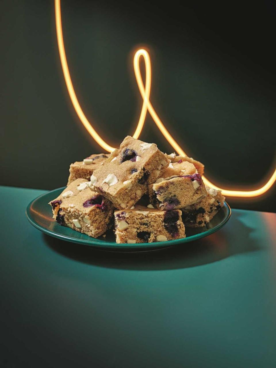 Fancy something sweet? Try these soft and gooey blondies (Ocado)