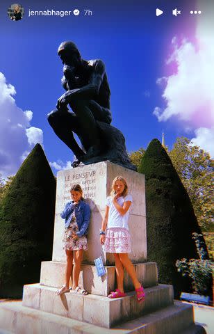 <p>Jenna Bush Hager/ Instagram</p> Jenna Bush Hager's daughters Poppy and Mila