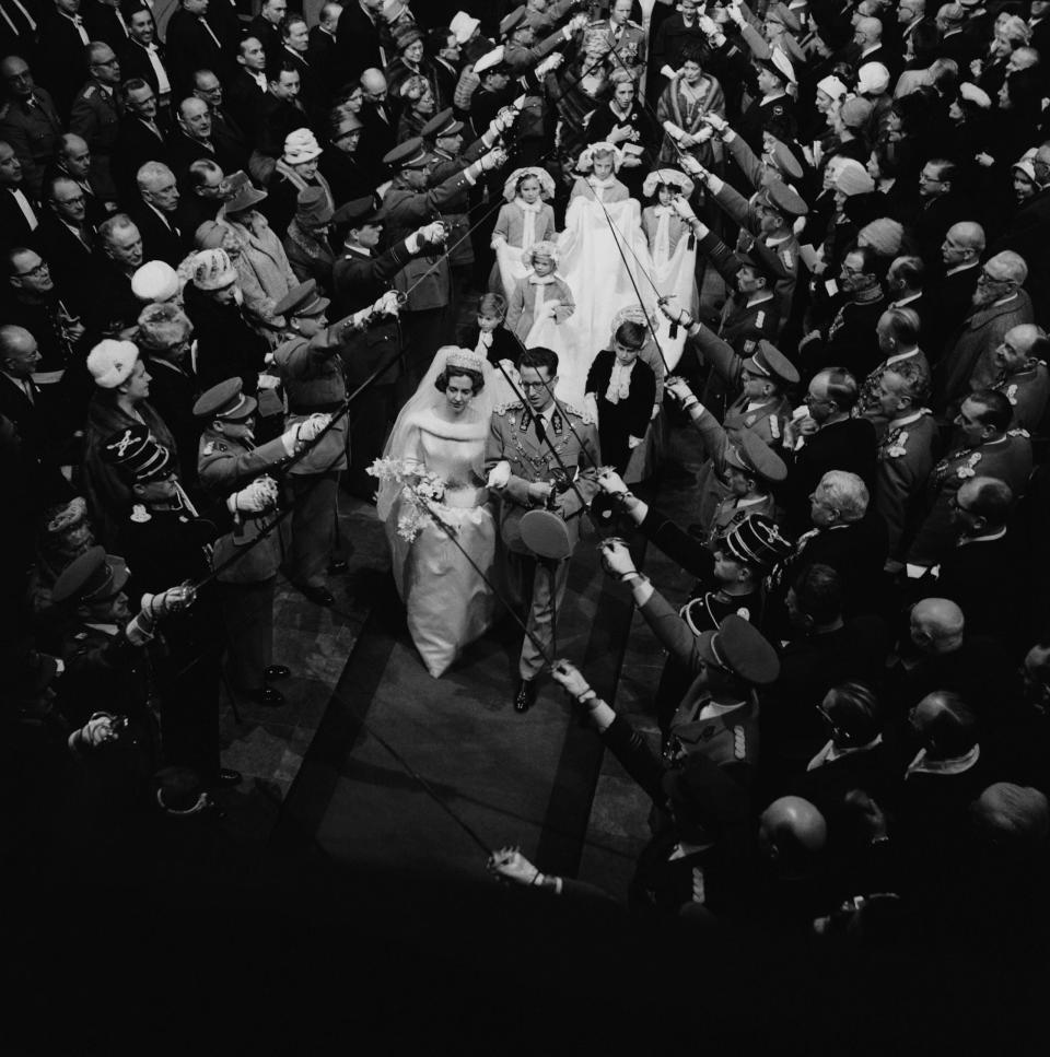 1960: Queen Fabiola and King Baudouin of Belgium