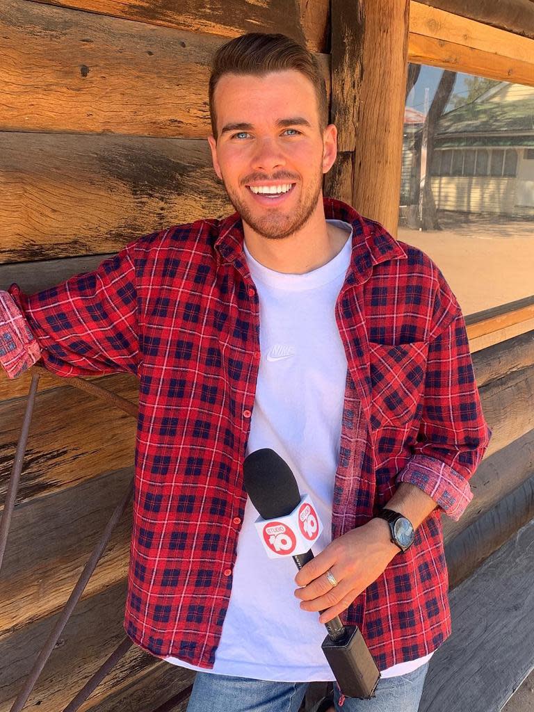 Former Channel 10 entertainment reporter Jesse Baird. Picture Instagram