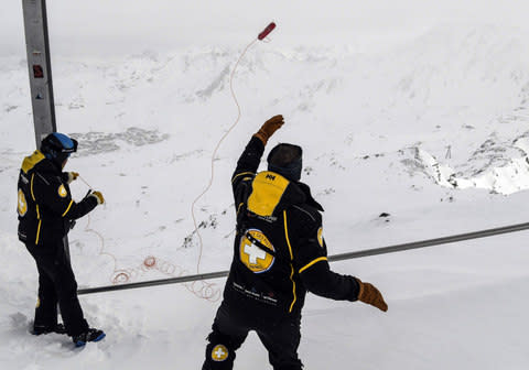 Val Thorens avalanche team - Credit: PHILIPPE DESMAZES/AFP/Getty Images