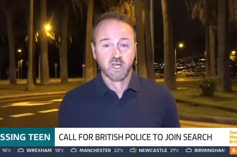 Jonathan Swain reported from Tenerife on Good Morning Britain