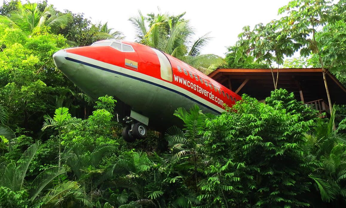 Costa Verde plane hotel in Costa Rica