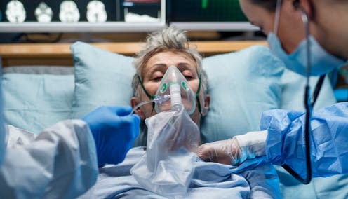   <span class="attribution"><a class="link " href="https://www.shutterstock.com/image-photo/infected-patient-quarantine-lying-bed-hospital-1668007552" rel="nofollow noopener" target="_blank" data-ylk="slk:Halfpoint/Shutterstock;elm:context_link;itc:0;sec:content-canvas">Halfpoint/Shutterstock</a></span>