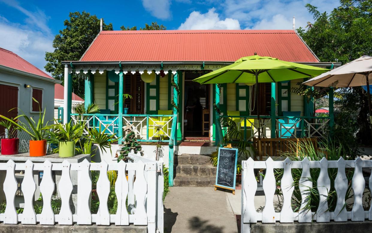 Historic building in Oranjestad, capital of St. Eustatius