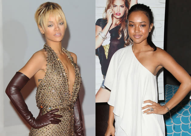 Rihanna and Chris Brown's girlfriend Karrueche Tran in online feud
