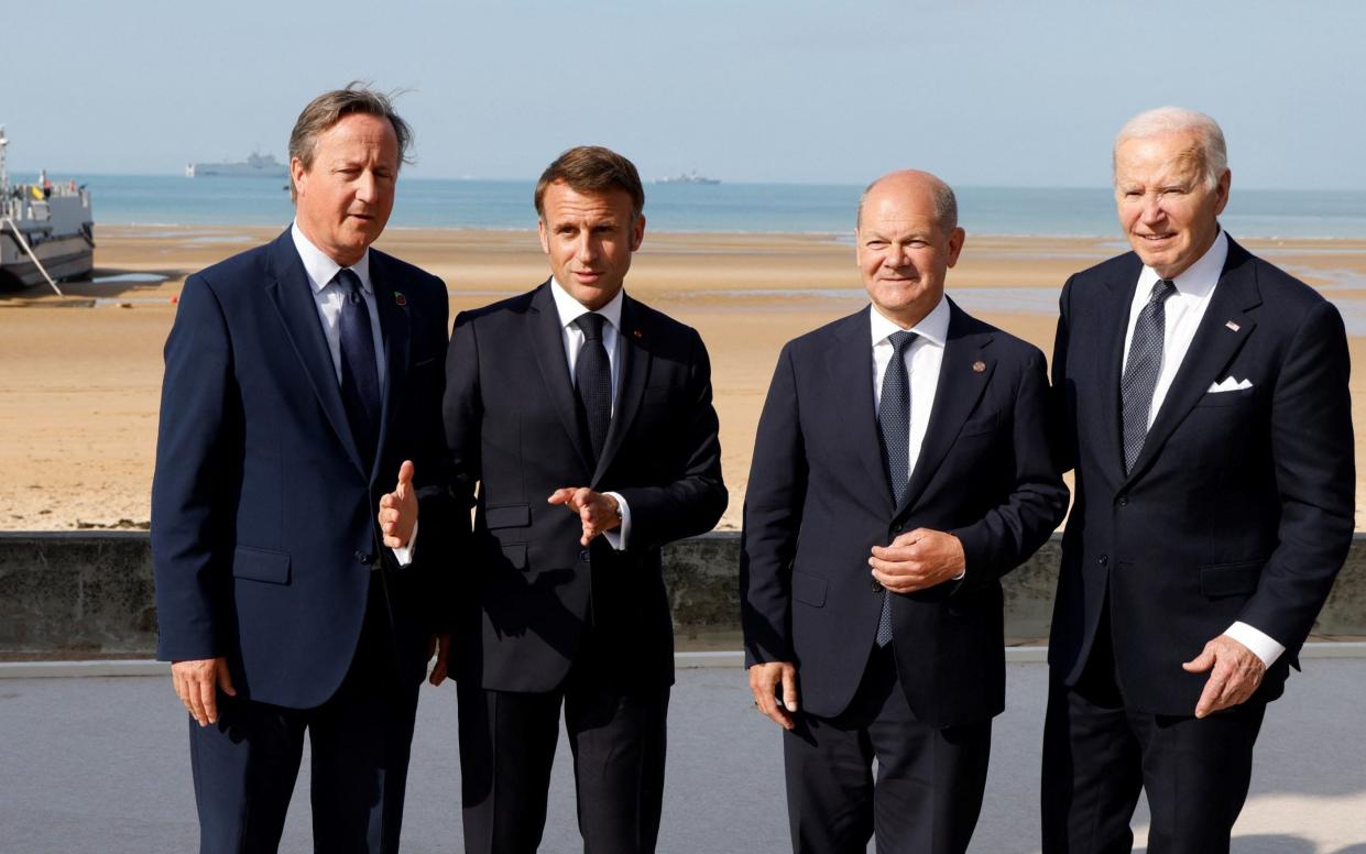 Lord Cameron took Rishi Sunak's place alongside world leaders marking D-Day