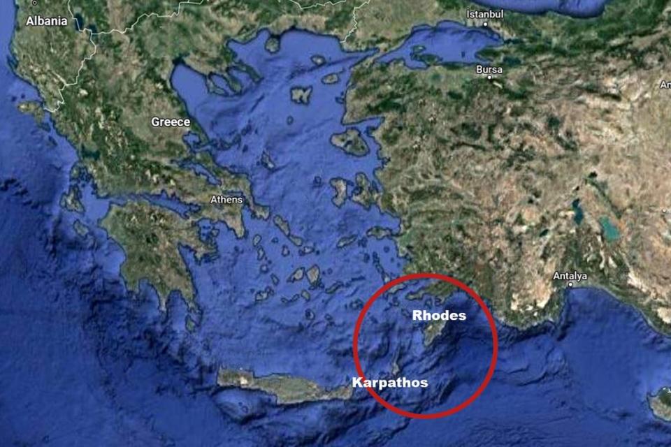 Experts said the quake, which happened south of Karpathos and Rhodes this morning, was felt as far away as Syria, Egypt, Israel and Turkey (ES Composite)