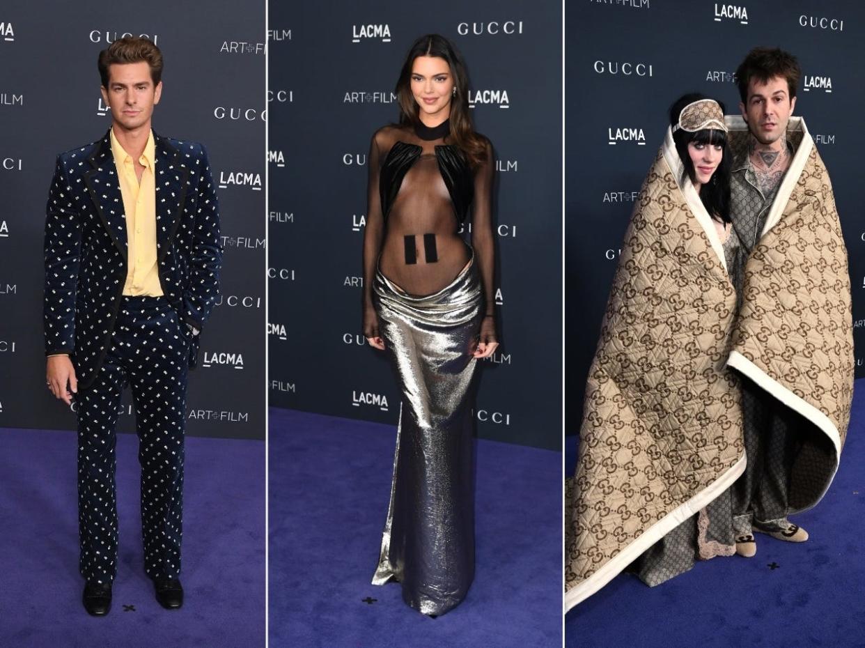 Andrew Garfield, Kendall Jenner, Billie Eilish, and Jesse Rutherford attended the 2022 LACMA Art+Film Gala.