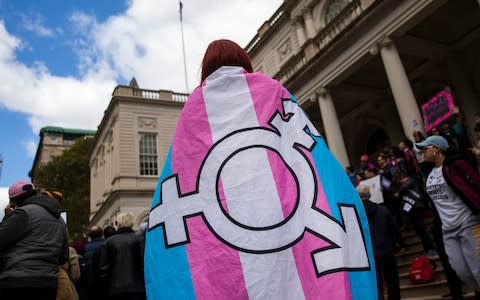 Trans activists and allies targeted the event (file photo) - Credit: Drew Angerer/Getty Images