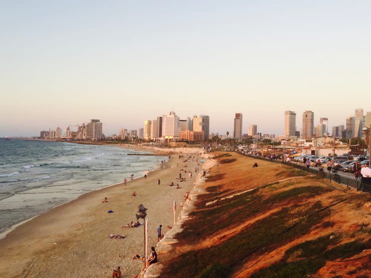 Where the Mediterranean meets the beach in Tel Aviv 