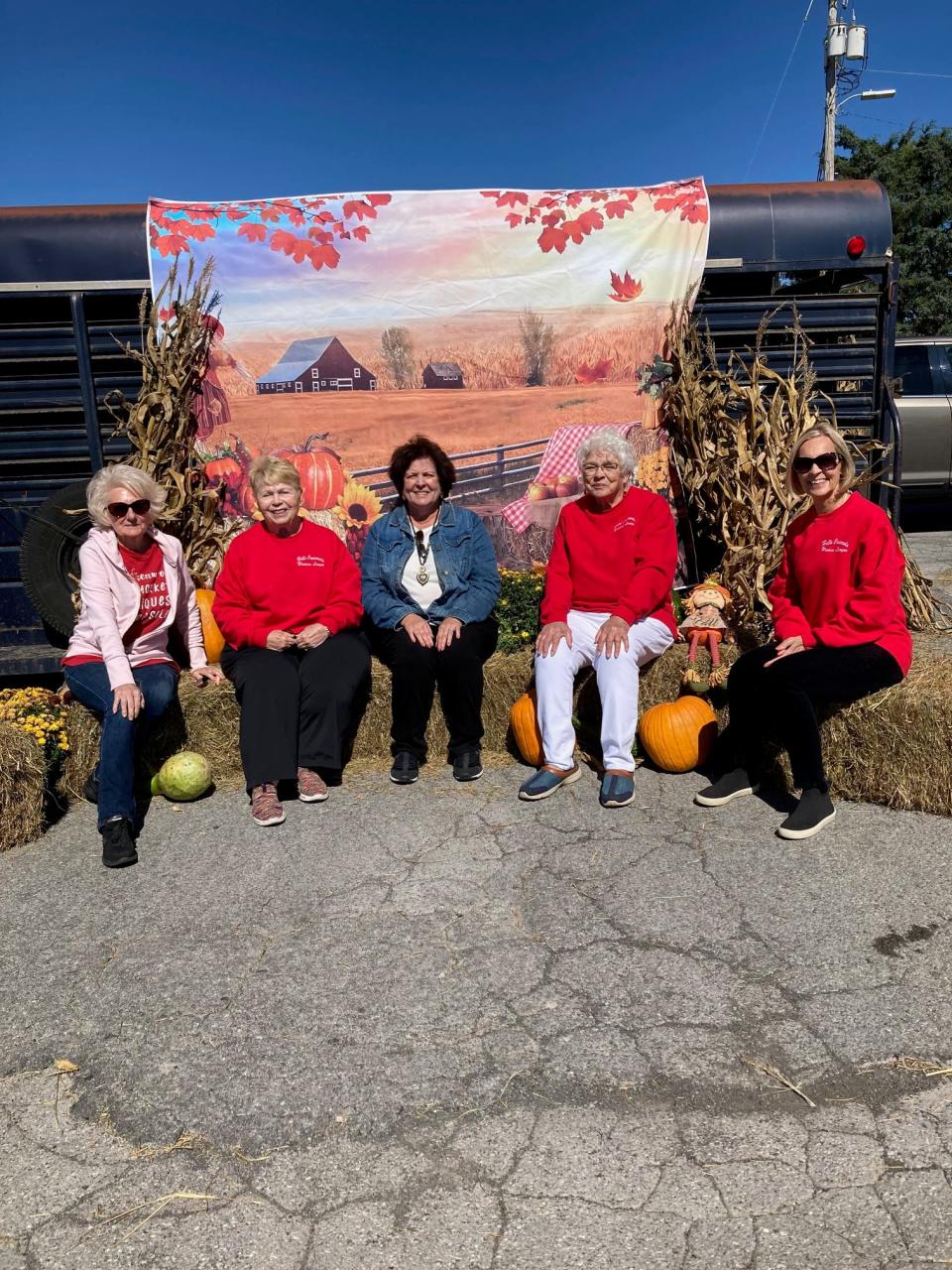 Officers of the Halls Crossroads Women's League make special events like the Farmers' Markets happen.