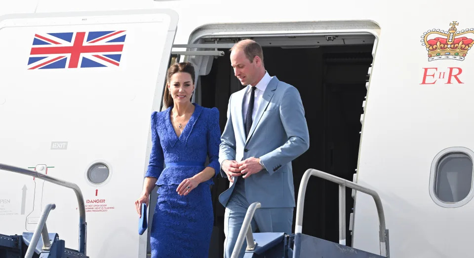 The Duke and Duchess of Cambridge have arrived in the Caribbean for a royal tour. (Getty Images)