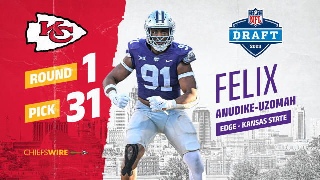 Chiefs select Kansas State DE Felix Anudike-Uzomah at pick No. 31