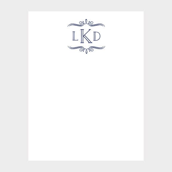 Vintage Marquis Monogram Stationery