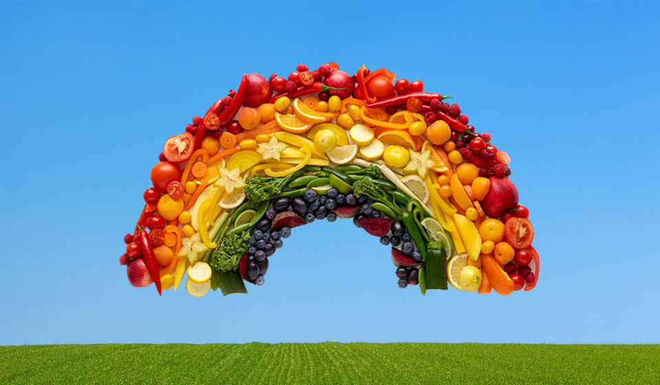 Eat the rainbow! Walmart's new delivery service brings fresh produce to your door, fast. (Photo: Getty)
