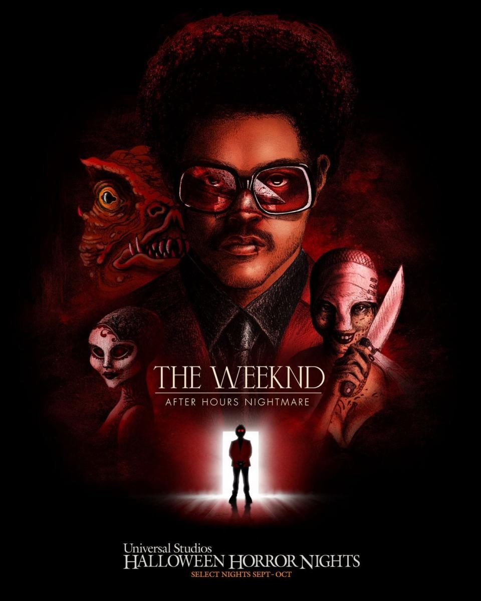 The Weeknd's nightmares come to life in The Weeknd: After Hours Nightmare haunted house at Universal Studios Halloween Horror Nights.