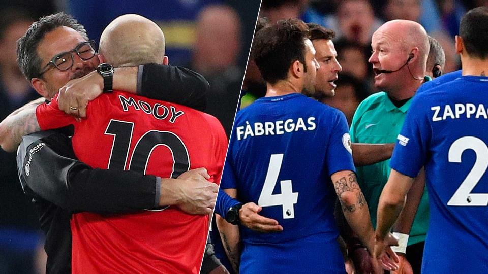 There were contrasting emotions at Stamford Bridge.