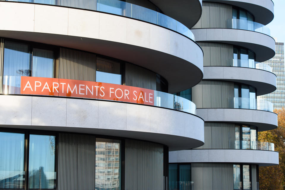 Mortgage  The Riverwalk building in Millbank, London, a new-build residential block where flats start at £1.2million. A large number of luxury and ultra-luxury new-build apartments in London are failing to sell, as overseas investors invest less in UK property. Picture date: Wednesday November 14th, 2018. Photo credit should read: Matt Crossick/ EMPICS Entertainment.