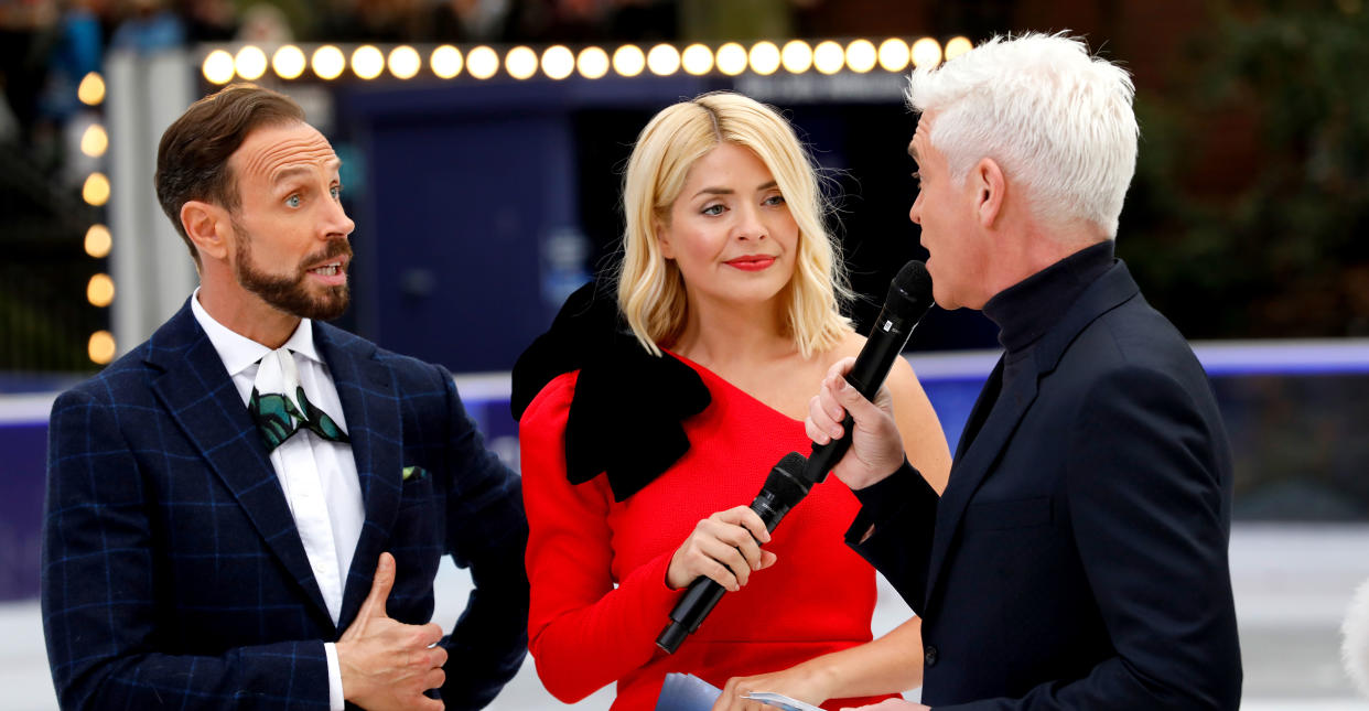 Dancing on Ice’s Jason Gardiner talks to hosts Holly Willoughby and Phil Schofield.