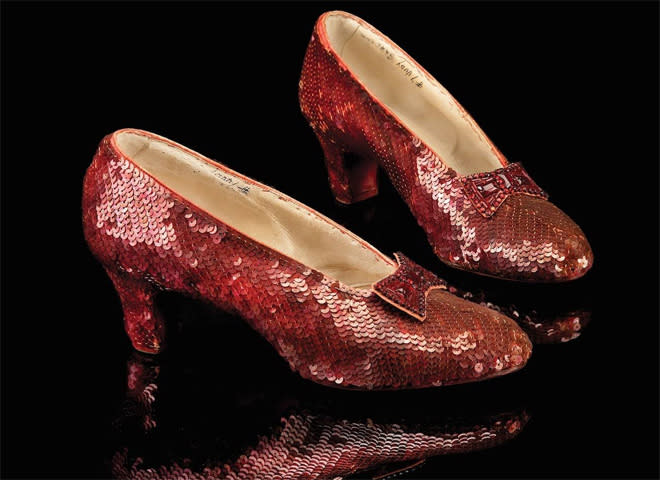 Dorothy's ruby slippers from 
