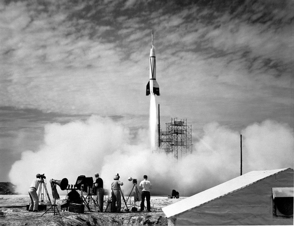 1950 First spacecraft launch