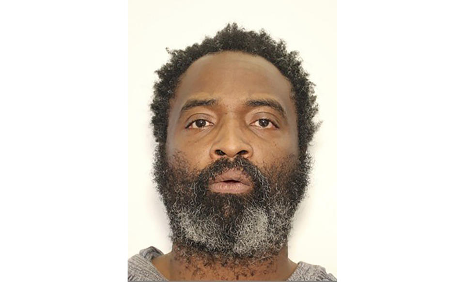 This undated photo provided by the Hampton Police Department, in Hampton, Ga., shows Andre Longmore. On Saturday, July 15, 2023, authorities were searching for Longmore, who is suspected of gunning down three men and a woman in Georgia. (Courtesy of Hampton Police Department via AP)