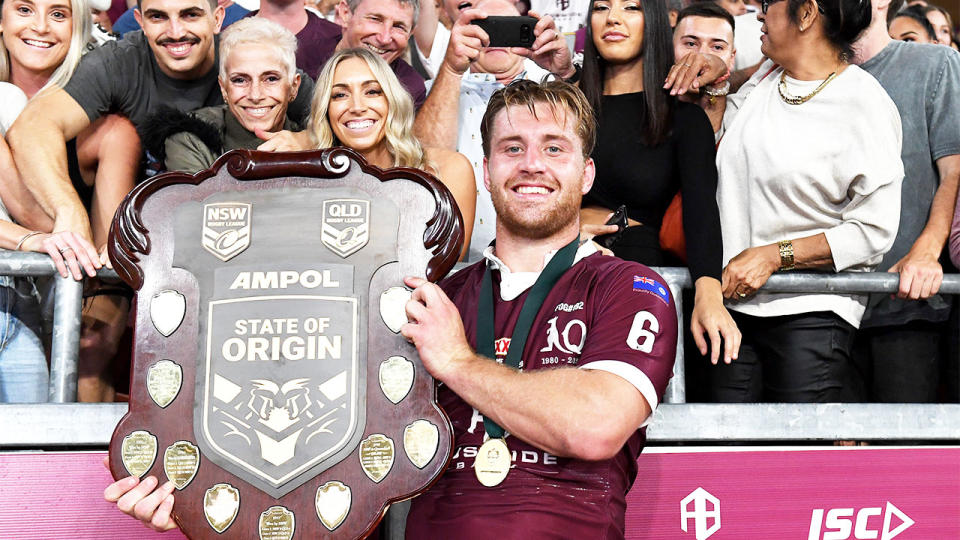 Cameron Munster (pictured) talked about the post-match celebrations with Matty Johns. (Getty Images)