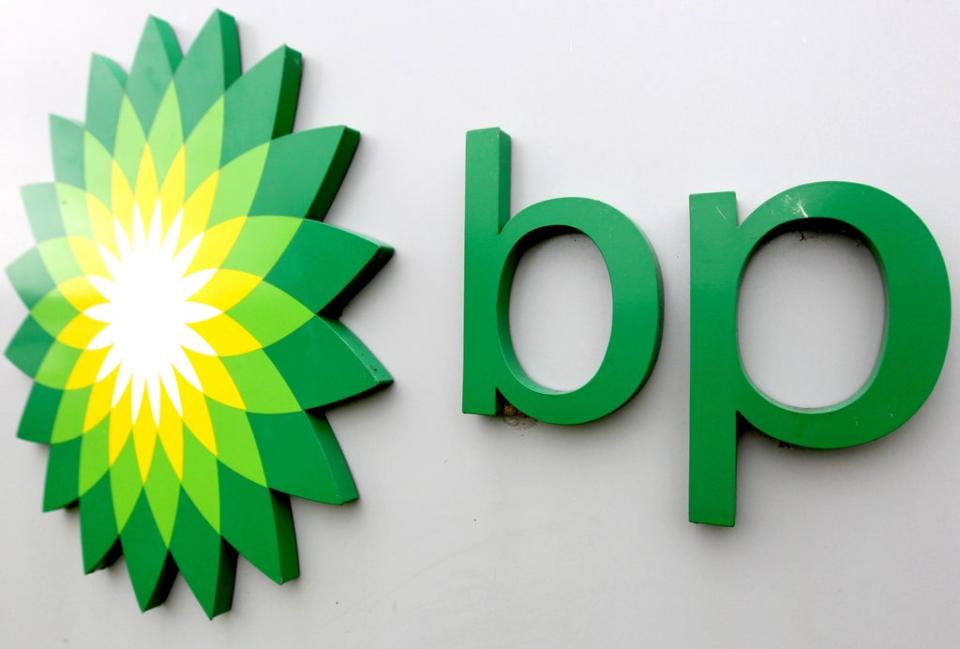 Oil giant BP finished lower on Tuesday despite a broadly positive trading update (Andrew Milligan/PA) (PA Wire)