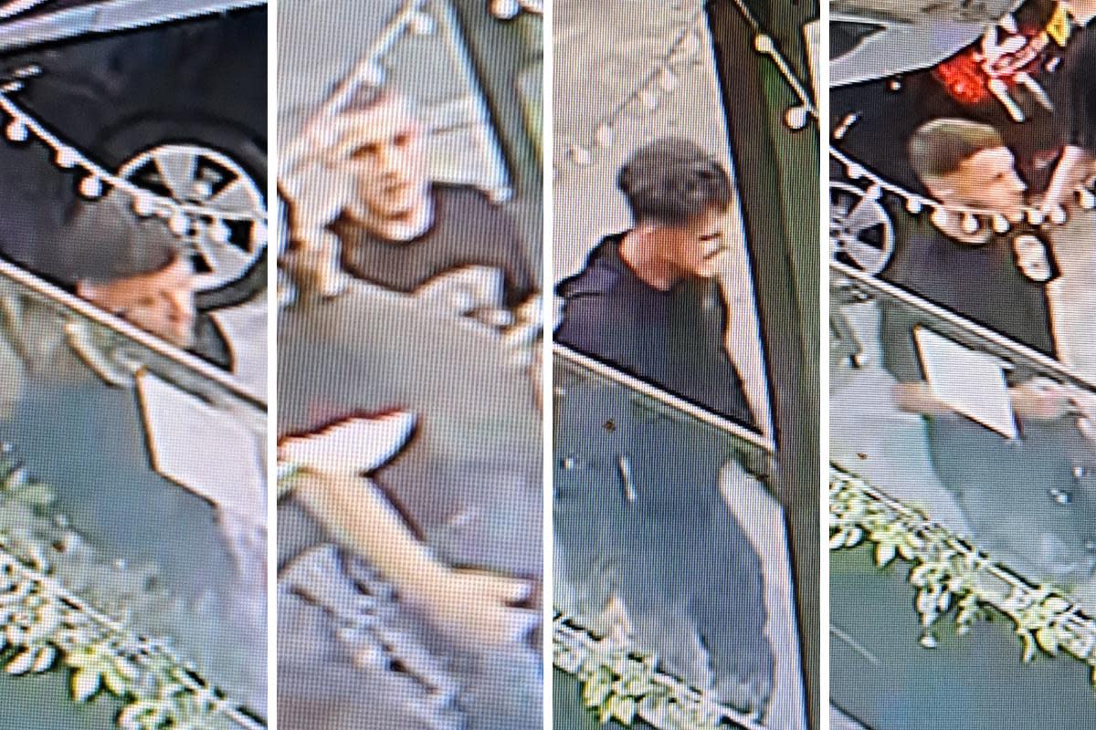 Police release image of four men they would like to trace following incident outside Livello in Newcastle <i>(Image: Northumbria Police)</i>