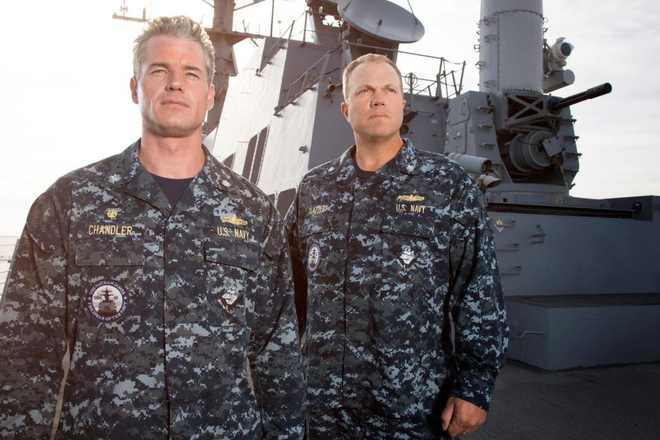 TNT The Last Ship Season 1 - Eric Dane as CO CDR Tom Chandler and Adam Baldwin as XO Mike Slattery