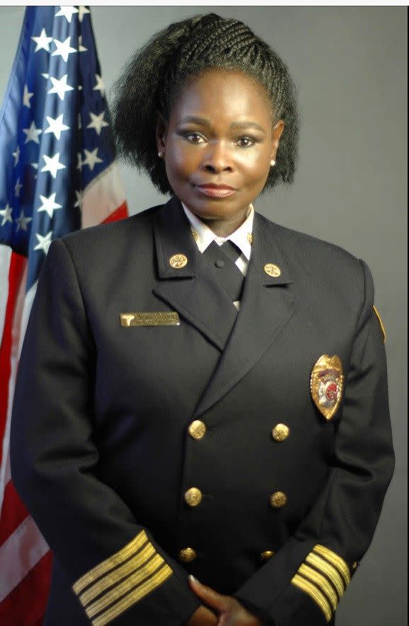 Carrie Edwards-Clemons, president of the Association of Black Firefighters and deputy fire chief of Flint, Mich. fire department.
