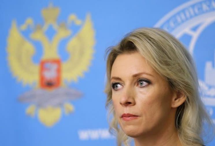 Spokeswoman of the Russian Foreign Ministry Maria Zakharova REUTERS/Maxim Shemetov