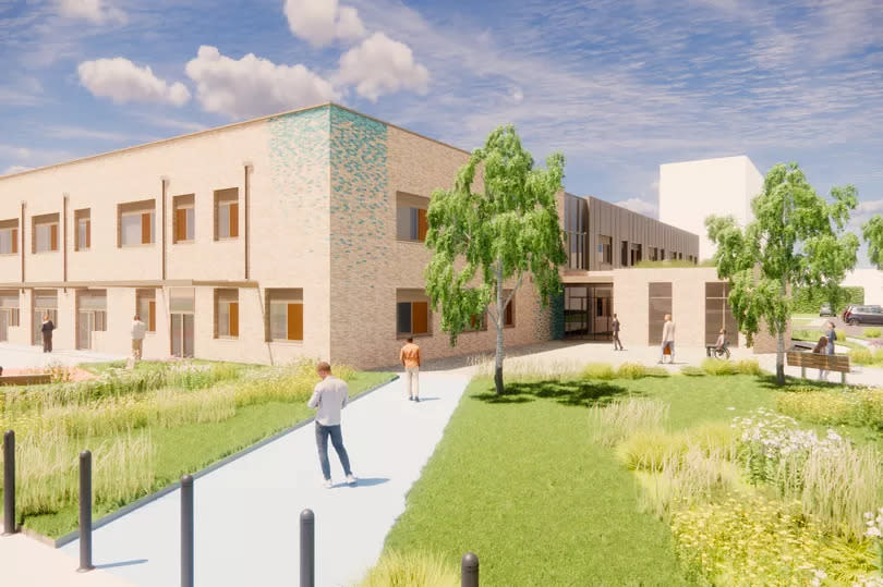 Artist impression of what the new Willows High School will look like