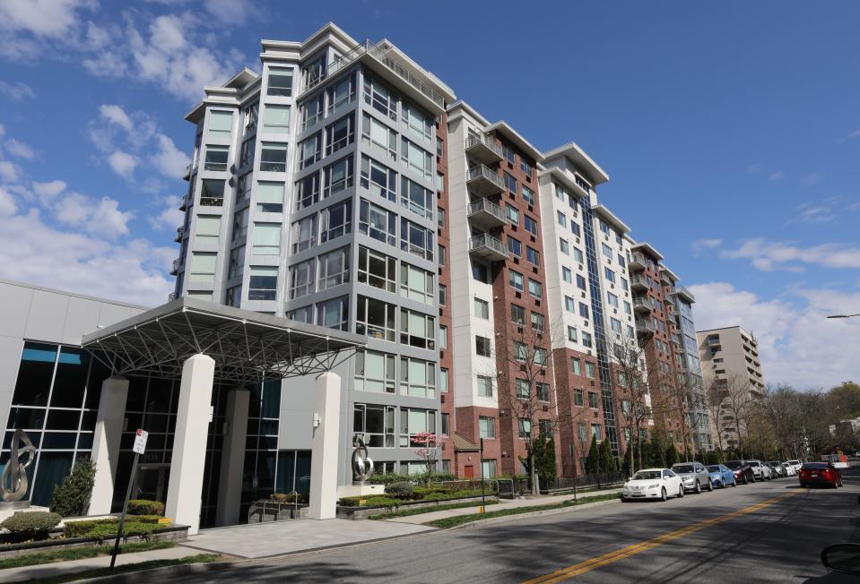 The exterior of River Tides at 1133 Warburton Avenue in Yonkers, photographed April 24, 2024.