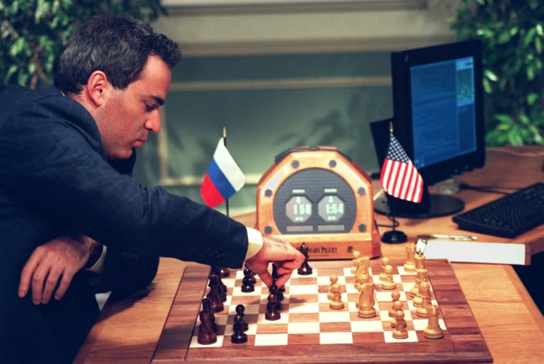 Since Deep Blue's chess victory against Garry Kasparov in 1997, AI has continued to demonstrate its ability to surpass human beings in increasingly complex tasks (AFP/STAN HONDA)