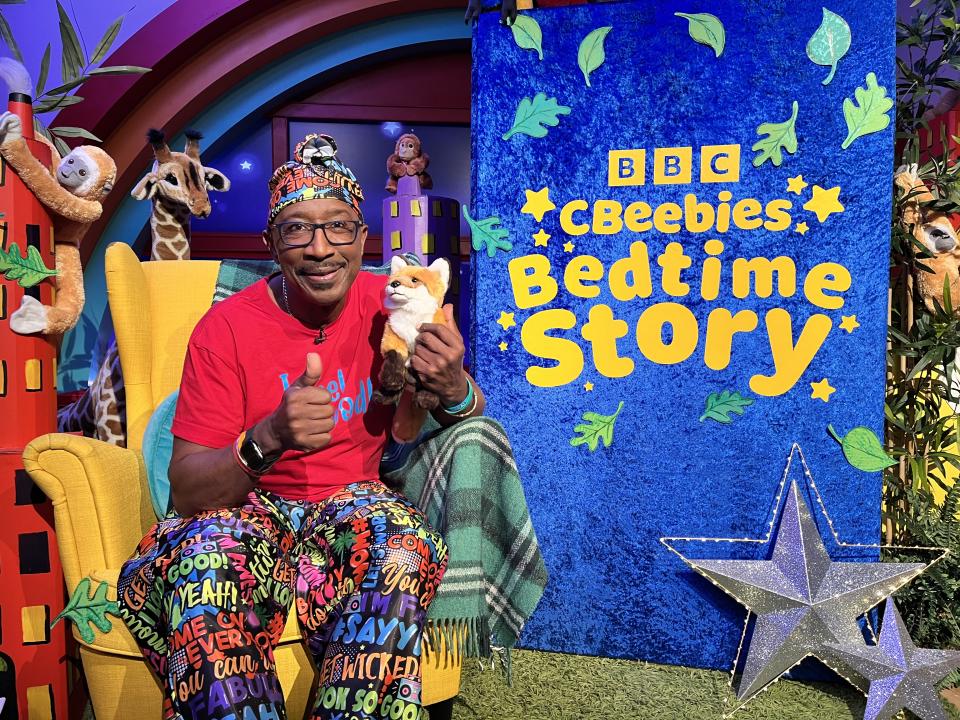 Fitness instructor Mr Motivator will read a bedtime story on CBeebies in the run-up to Christmas (BBC/CBeebies/PA)