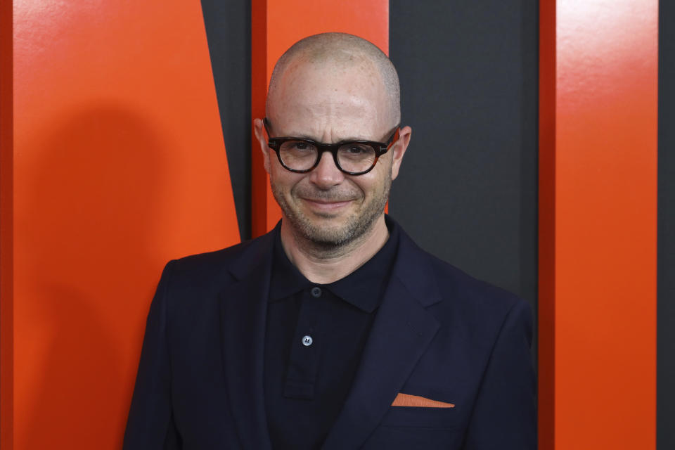 Producer and screenwriter Damon Lindelof arrives at the LA Special Screening of "The Hunt," at the ArcLight Hollywood, Monday, March 9, 2020, in Los Angeles. (Photo by Willy Sanjuan/Invision/AP)