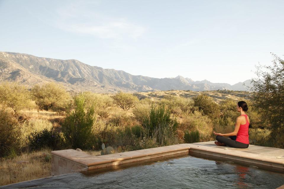 Meditation is a key activity at Miraval in Tucson.  Credit: Miraval.
