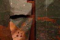 <p>A detail of a map of the Mediterranean is seen in the map room at the Combined Operations Centre, dating back to World War II, in the War Headquarters tunnels beneath Valletta, Malta, Jan. 23, 2017. (Photo: Darrin Zammit Lupi/Reuters) </p>