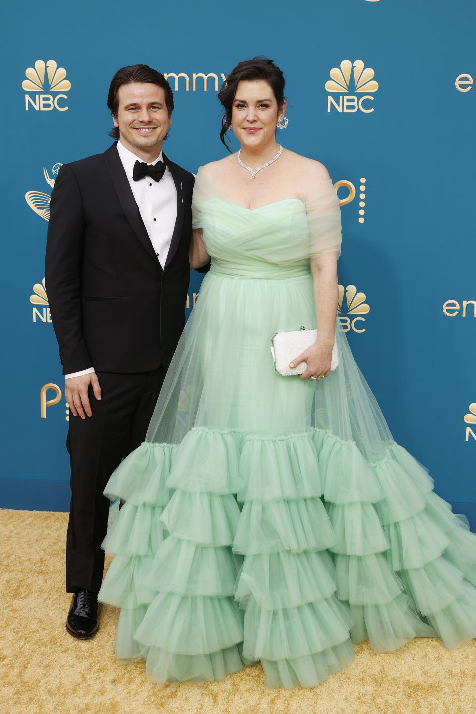 Jason and Melanie on the red carpet